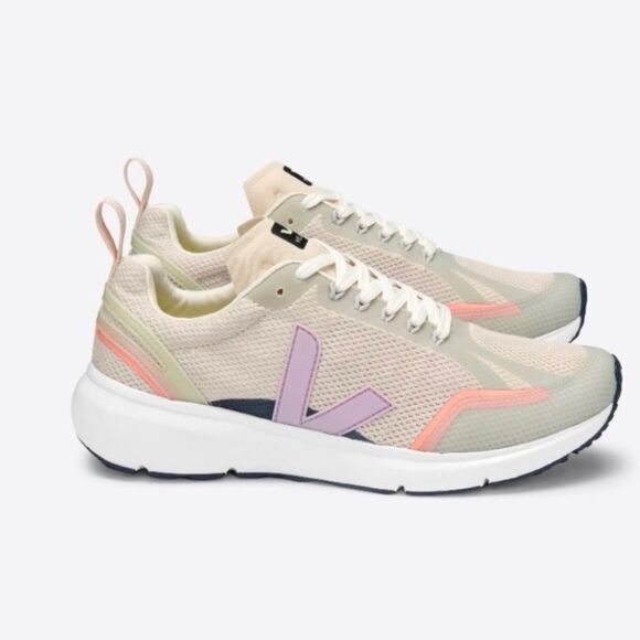 VEJA Condor 2 Alveomesh Natural Parme Sneakers - Atterley- Size 40 (9) - Picture 1 of 10